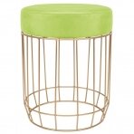 Poufi LOFT VELVET GREEN