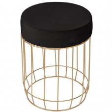 Poufi LOFT VELVET BLACK