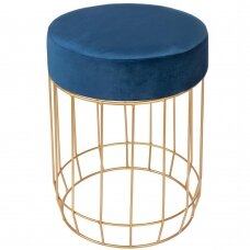 Poufi LOFT VELVET BLUE