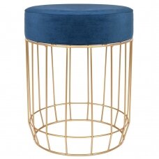Poufi LOFT VELVET BLUE