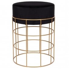 Poufi URBAN VELVET BLACK