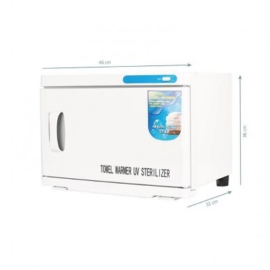 Rankšluosčių šildytuvas su UV sterilizatoriumi 16L White 3