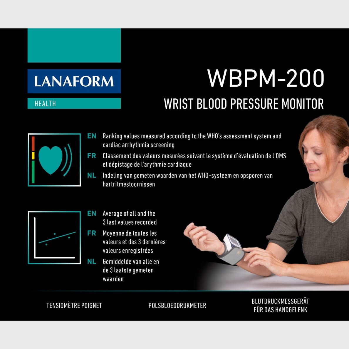 Монитор артериального давления Lanaform WBPM-200 7