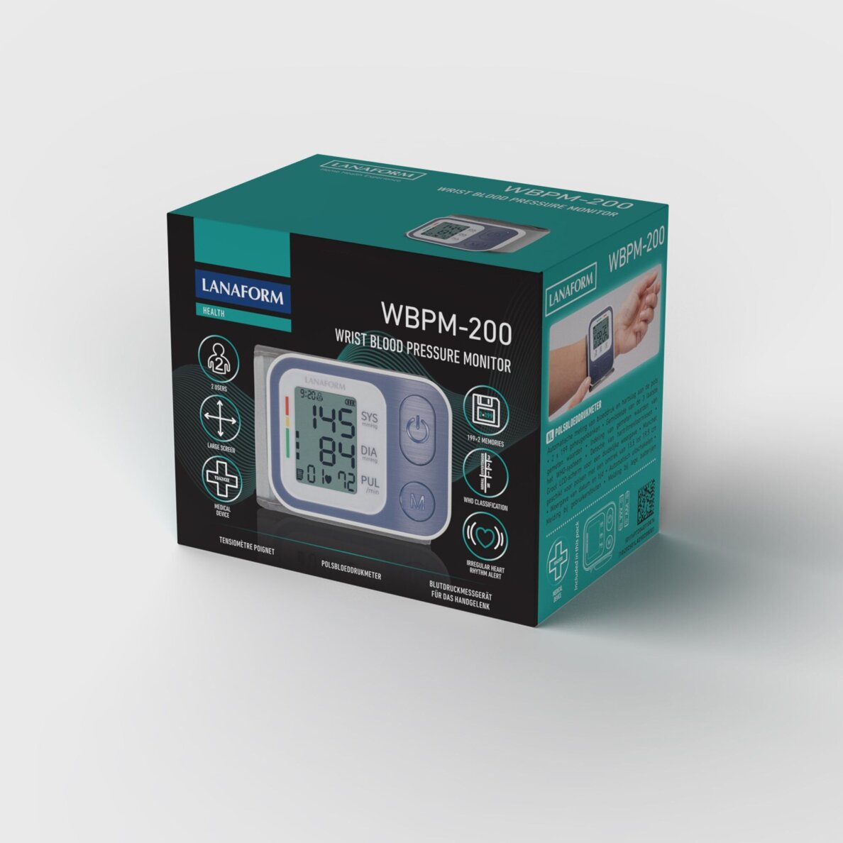 Монитор артериального давления Lanaform WBPM-200 8