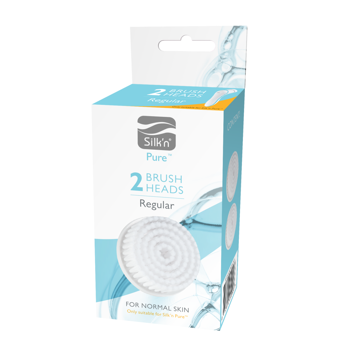 Silk'n Pure Facial Cleansing Brushes (Regular) 2 Silk'n Pure Facial Cleansing Brushes (Regular) 2
