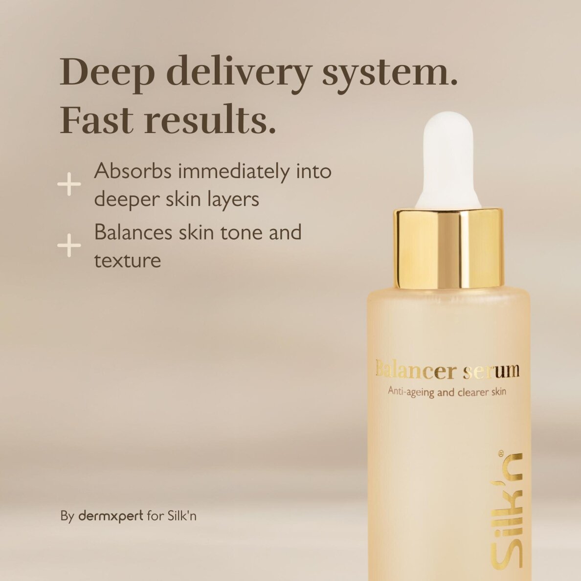 Serums pret novecošanos un sejas ādas balināšanai Silk'n Balancer Serum, 50 ml 4