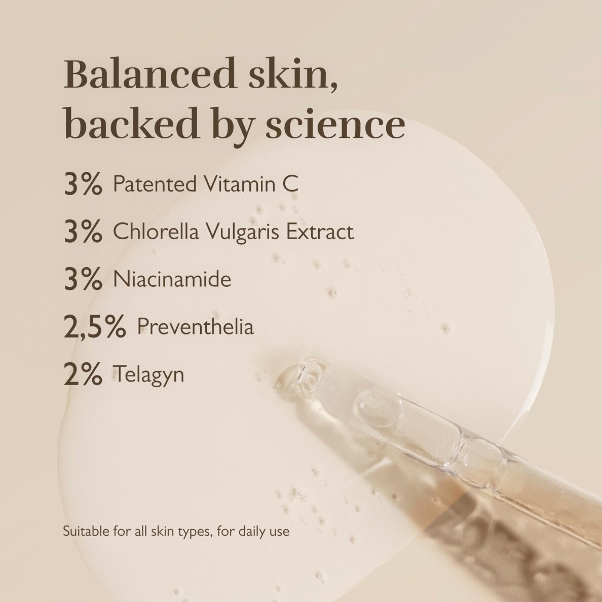 Serums pret novecošanos un sejas ādas balināšanai Silk'n Balancer Serum, 50 ml 6