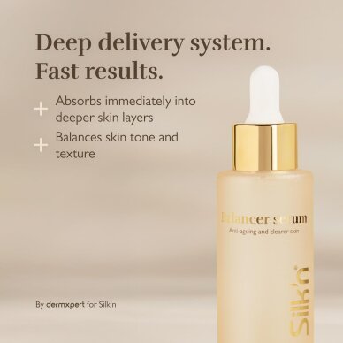 Serums pret novecošanos un sejas ādas balināšanai Silk'n Balancer Serum, 50 ml 4 Serums pret novecošanos un sejas ādas balināšanai Silk'n Balancer Serum, 50 ml 4