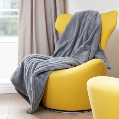 Lämmitettävä peitto Lanaform Cocoon Plaid Ultra-soft Grey 160×120cm 20 Lämmitettävä peitto Lanaform Cocoon Plaid Ultra-soft Grey 160×120cm 20