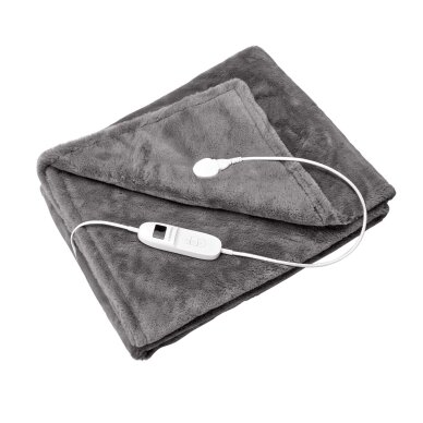 Lämmitettävä peitto Lanaform Cocoon Plaid Ultra-soft Grey 160×120cm 1 Lämmitettävä peitto Lanaform Cocoon Plaid Ultra-soft Grey 160×120cm 1