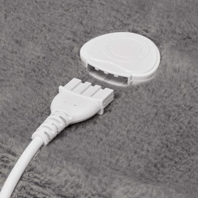 Lämmitettävä peitto Lanaform Cocoon Plaid Ultra-soft Grey 160×120cm 7 Lämmitettävä peitto Lanaform Cocoon Plaid Ultra-soft Grey 160×120cm 7