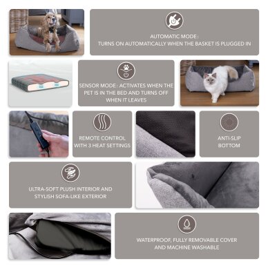 Šildomas guolis gyvūnams Lanaform Heat Nest 5