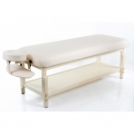 Stół do masażu stacjonarny Classic Flat (Biege)