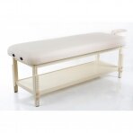 Stationäre Massageliege Classic Flat (Biege)