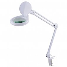 Prie stalo tvirtinamas LED šviestuvas su lupa 3D 14W