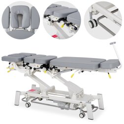 Stationary therapy table Upright Chiro Z7, gray