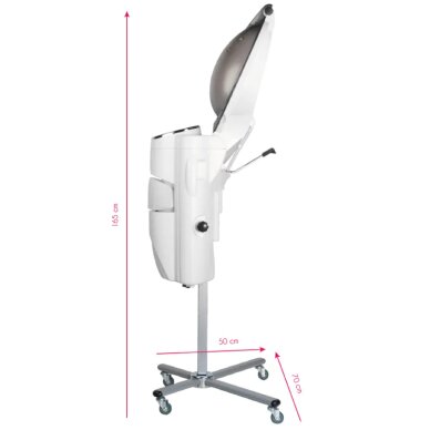 Matu sauna ar aktīvo ozonu frizieriem Gabbiano White 4 Matu sauna ar aktīvo ozonu frizieriem Gabbiano White 4