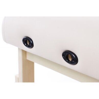 Stationäre Massageliege Classic Flat (Biege) 6