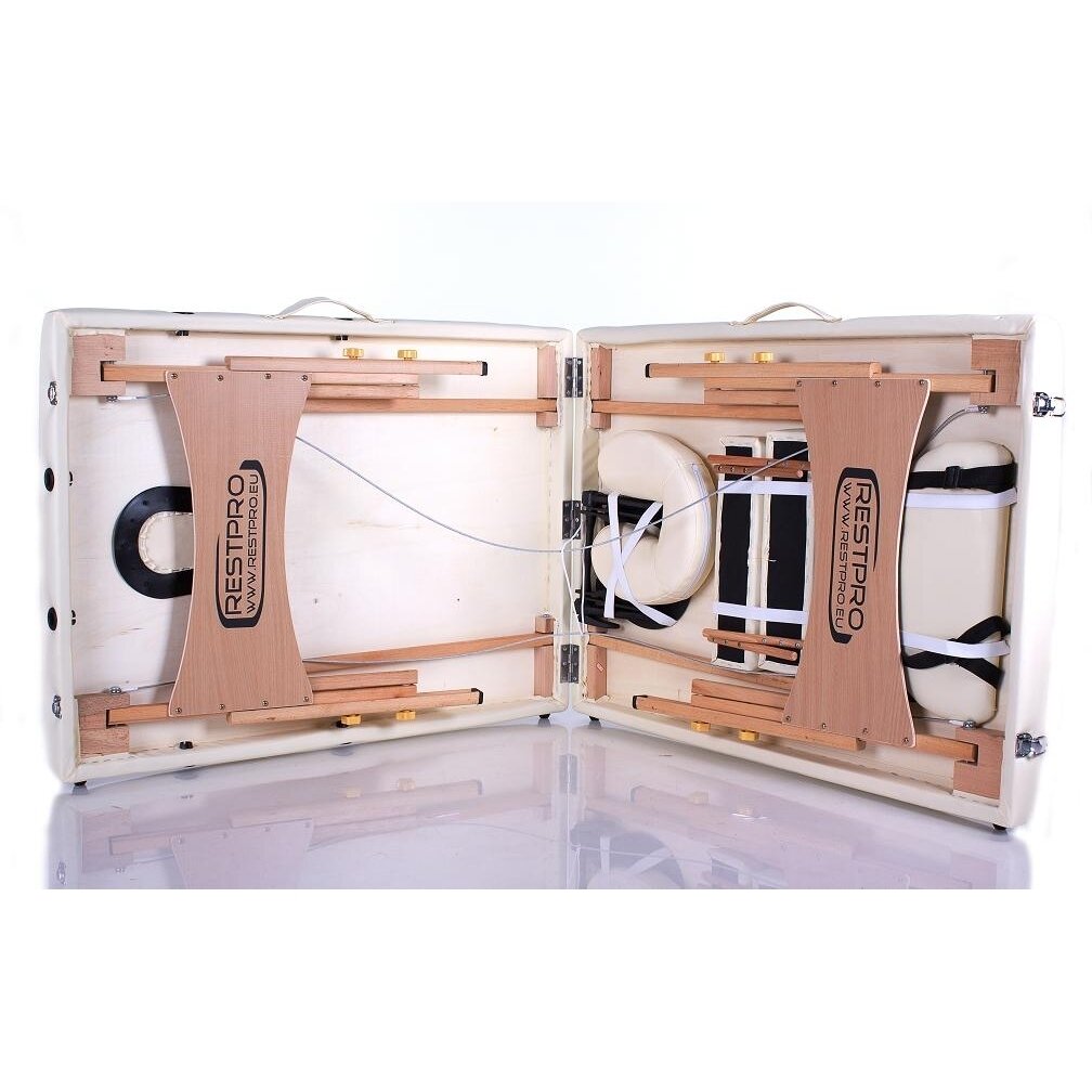 Sulankstomas masažo stalas Classic 2 (Cream) 1
