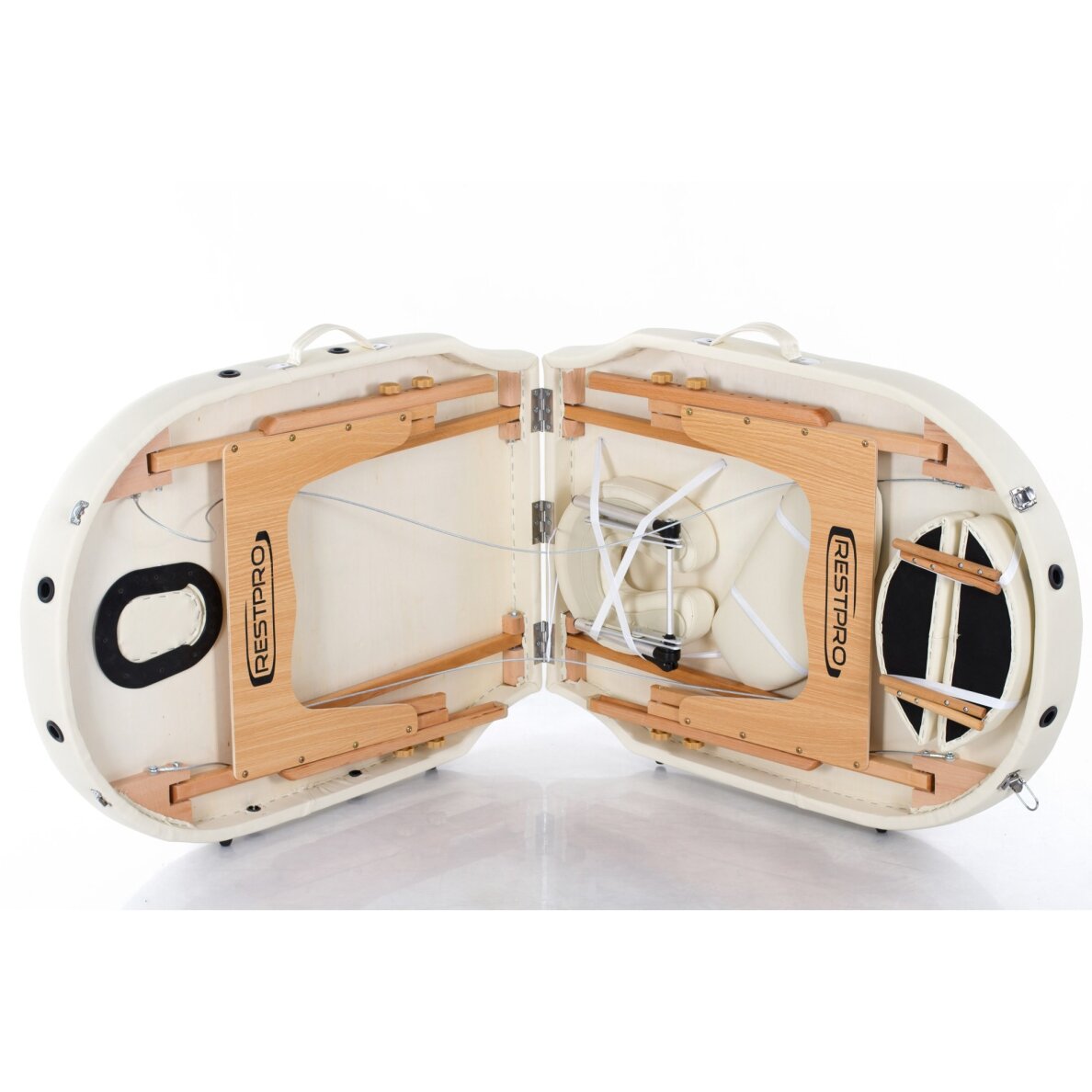 Klappbare Massageliege Vip Oval 2 (Cream) 8 Klappbare Massageliege Vip Oval 2 (Cream) 8