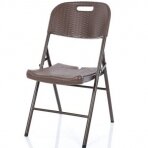 Folding chair Rattan Brown