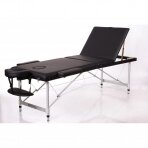 Klappbare Massageliege ALU 3 (Black)