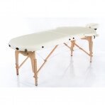 Foldable massage table Classic Oval 2 (Cream)