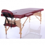 Klappbare Massageliege Classic 2 (WineRed)