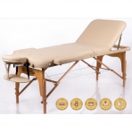 Klappbare Massageliege Memory 3 (Beige)