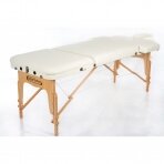 Sulankstomas masažo stalas Vip 3 (Cream)