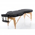 Sulankstomas masažo stalas Vip Oval 3 (Black)
