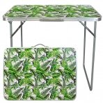 Folding camping table FLOWER 80x60cm