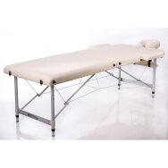 Składany stół do masażu ALU L2 (Cream)