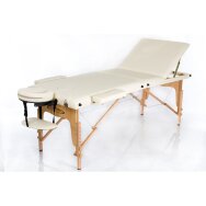 Sulankstomas masažo stalas Classic 3 (Cream) Sulankstomas masažo stalas Classic 3 (Cream)