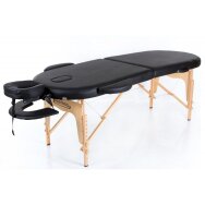 Saliekamais masāžas galds Classic Oval 2 (Black)