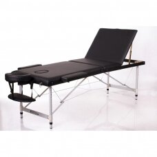 Foldable massage table ALU 3 (Black)