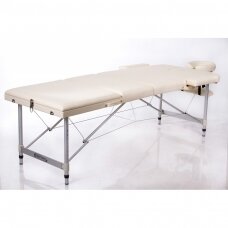 Foldable massage table ALU 3 (Cream)
