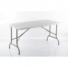 Saliekamais galds 150X75cm PICNIC WHITE