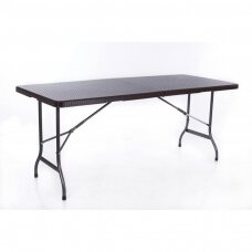 Kokkupandav laud 180x72 cm RECTANGLE RATTAN