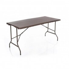 Kokkupandav laud 152x84 cm RECTANGLE RATTAN