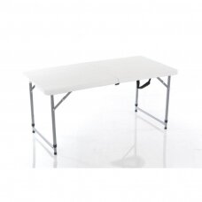 Kokkupandav laud 120X60cm PICNIC WHITE
