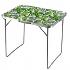 Folding camping table FLOWER 80x60cm