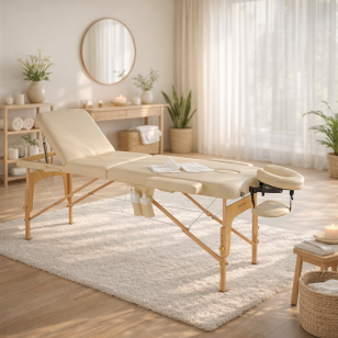 Kokoontaitettava hierontapöytä Bianca Comfy Base K533 Beige