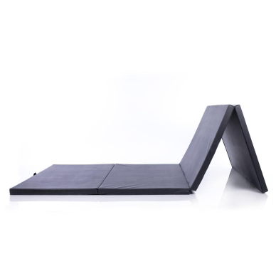 Taitettava voimistelumatto Black 122x244cm