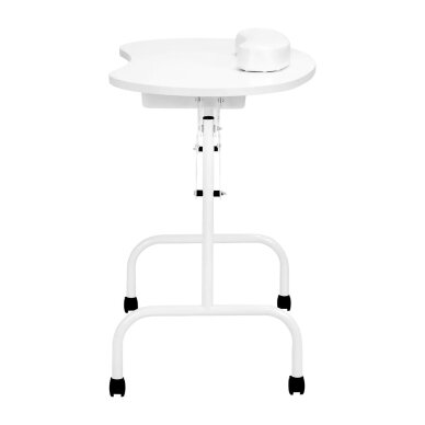 Складной стол косметолога 4031 Wheels White 3