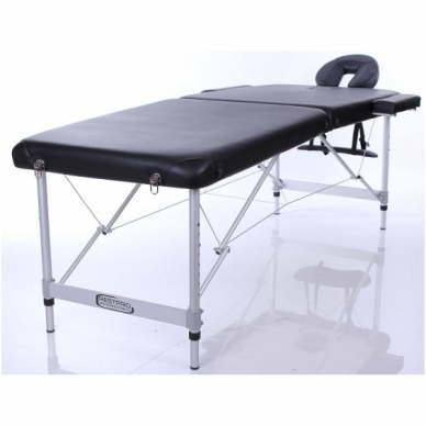 Foldable massage table ALU L2 (Black)