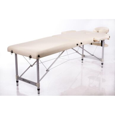 Foldable massage table ALU M2 (Cream) 1