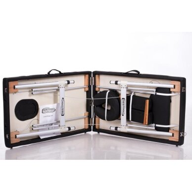 Stół do masażu składany ALU S2 (Black) 2