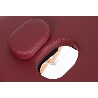 Kokkupandav massaažilaud Classic 2 (WineRed) 4