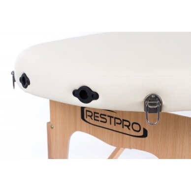 Sulankstomas masažo stalas Classic Oval 2 (Cream) 3